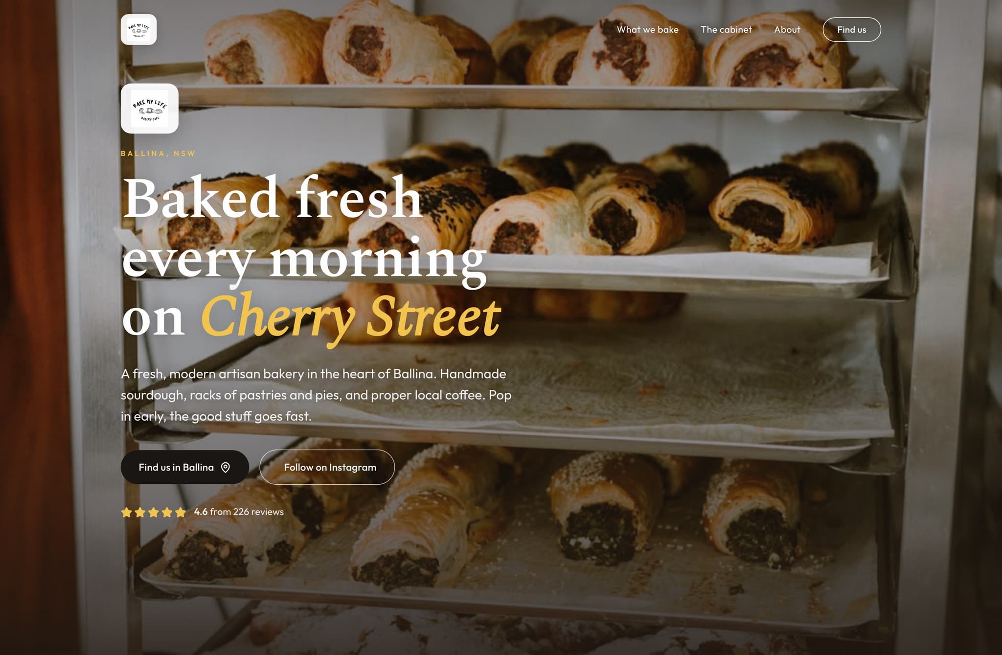 Bake MY Life, Web Design project thumbnail