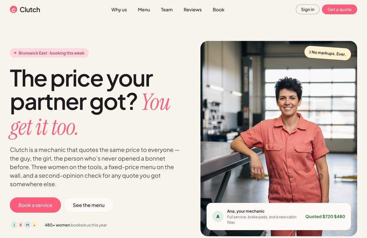 Clutch, Web Design project thumbnail