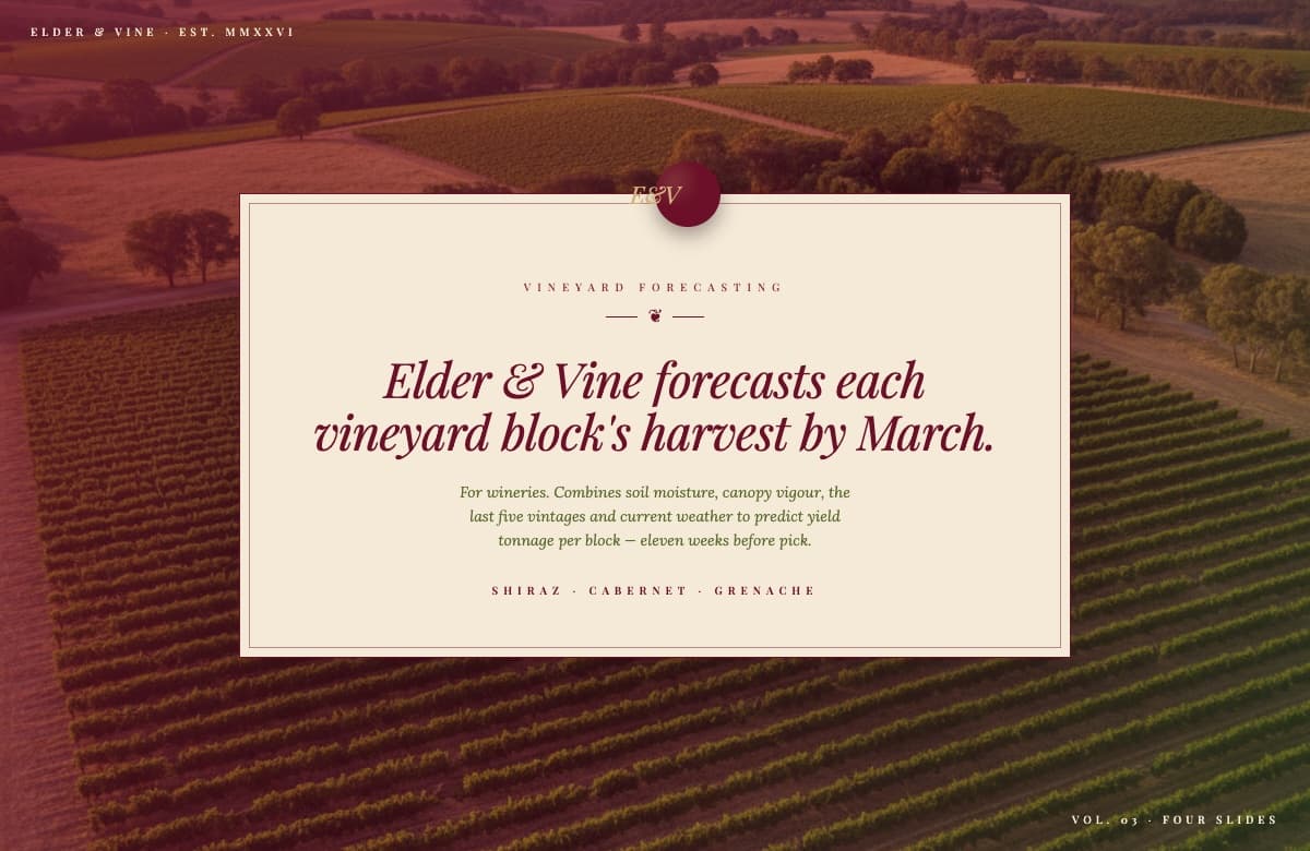 Elder & Vine, Automation project thumbnail