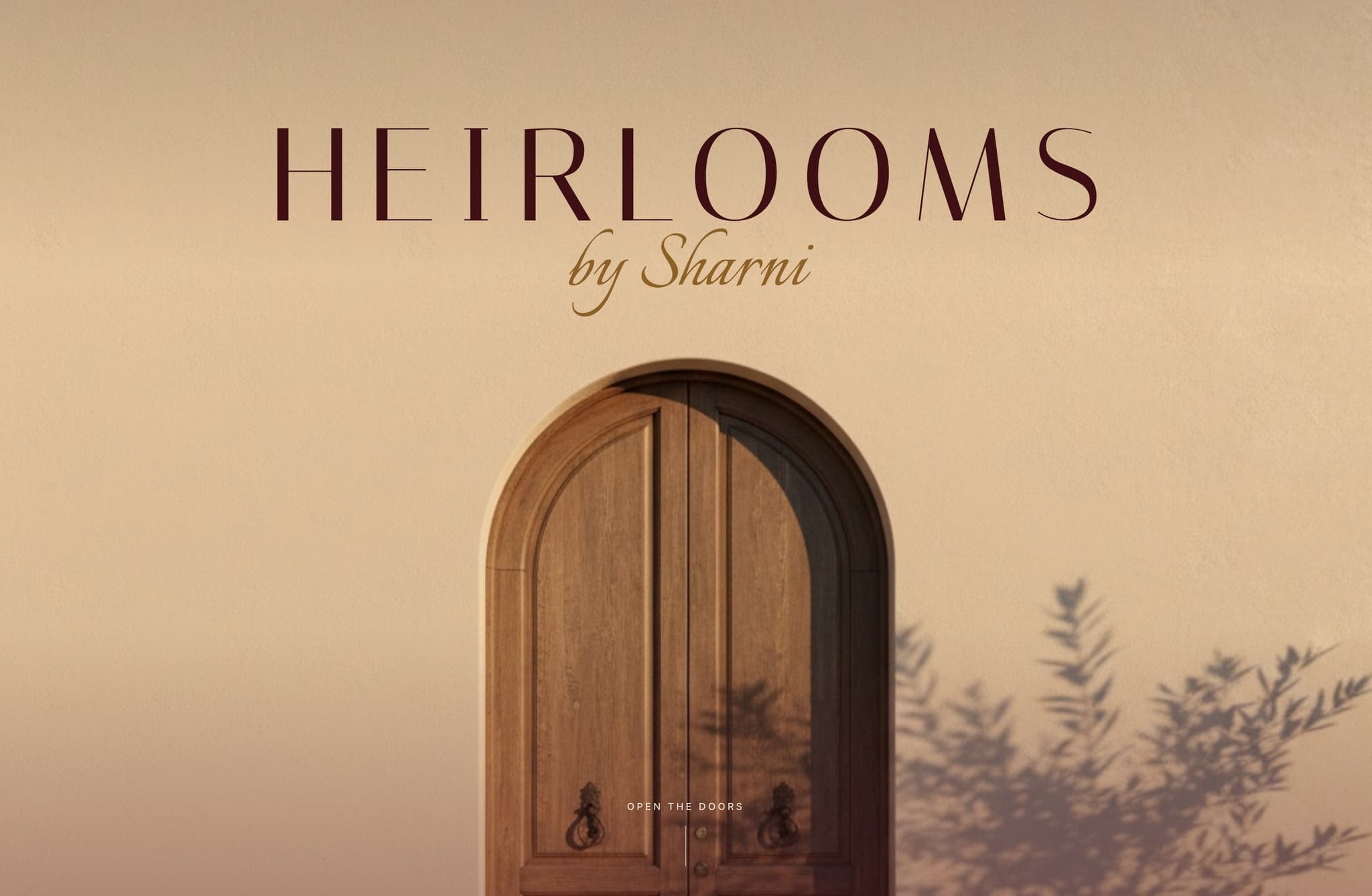 Heirlooms BY Sharni, Web Design project thumbnail