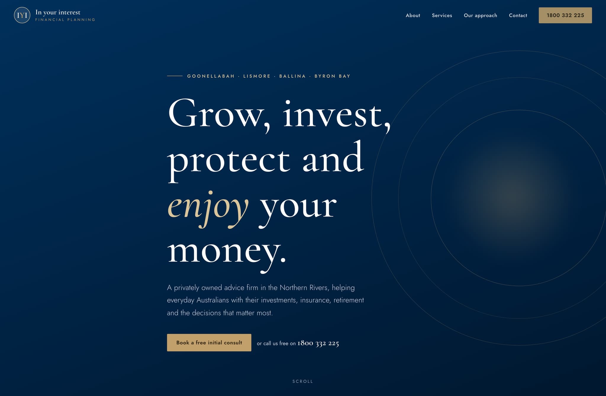 IN Your Interest, Web Design project thumbnail
