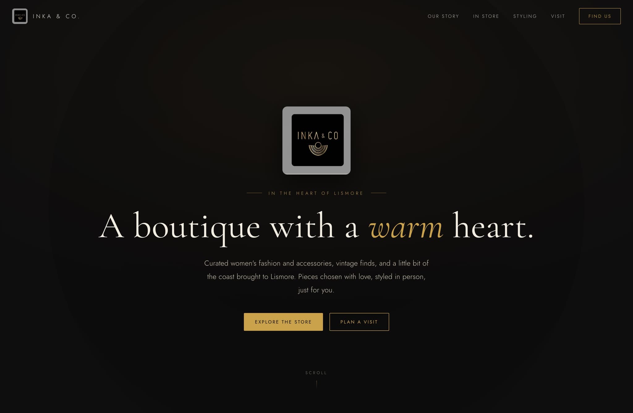 Inka CO, Web Design project thumbnail