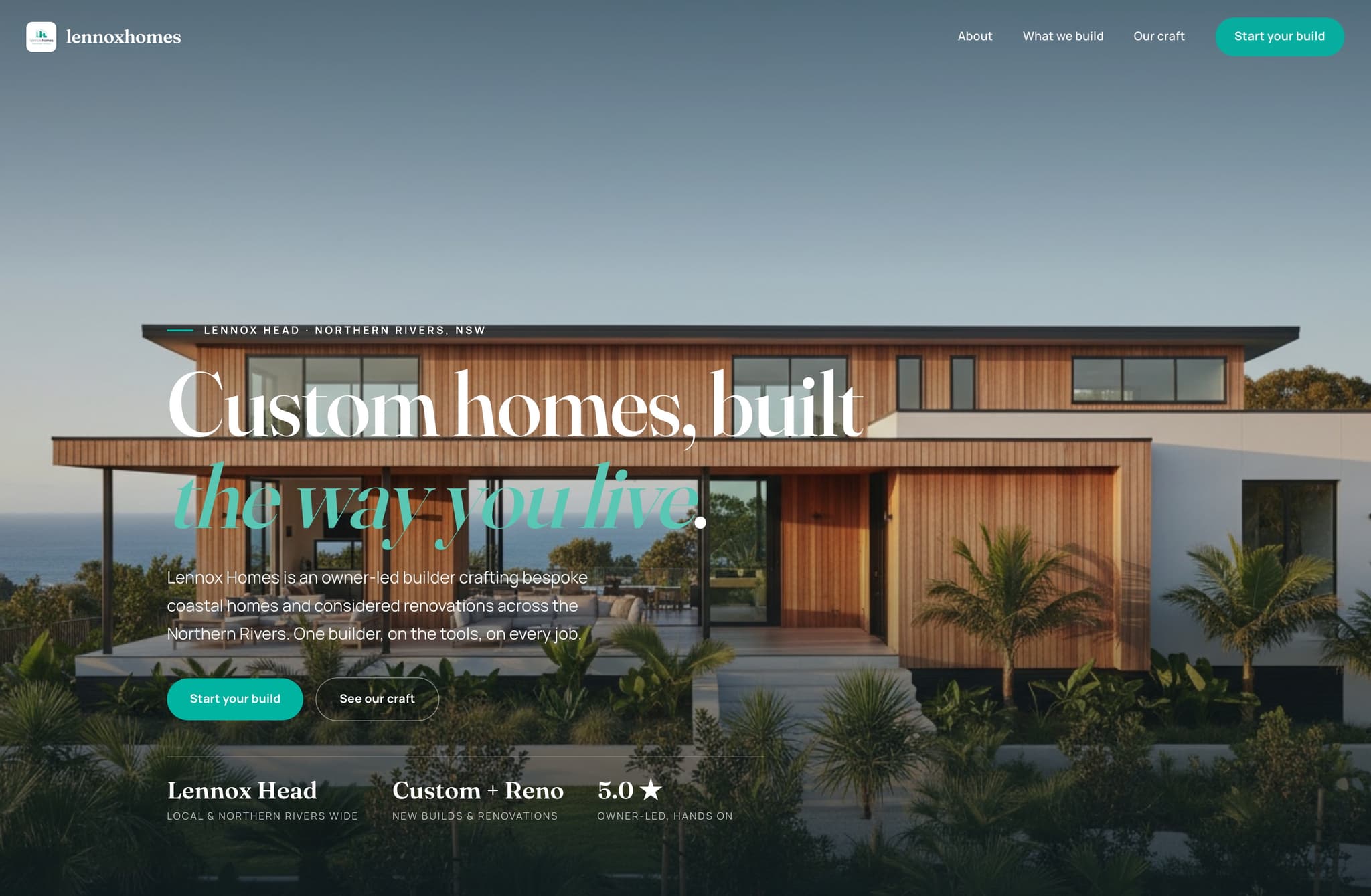 Lennox Homes, Web Design project thumbnail