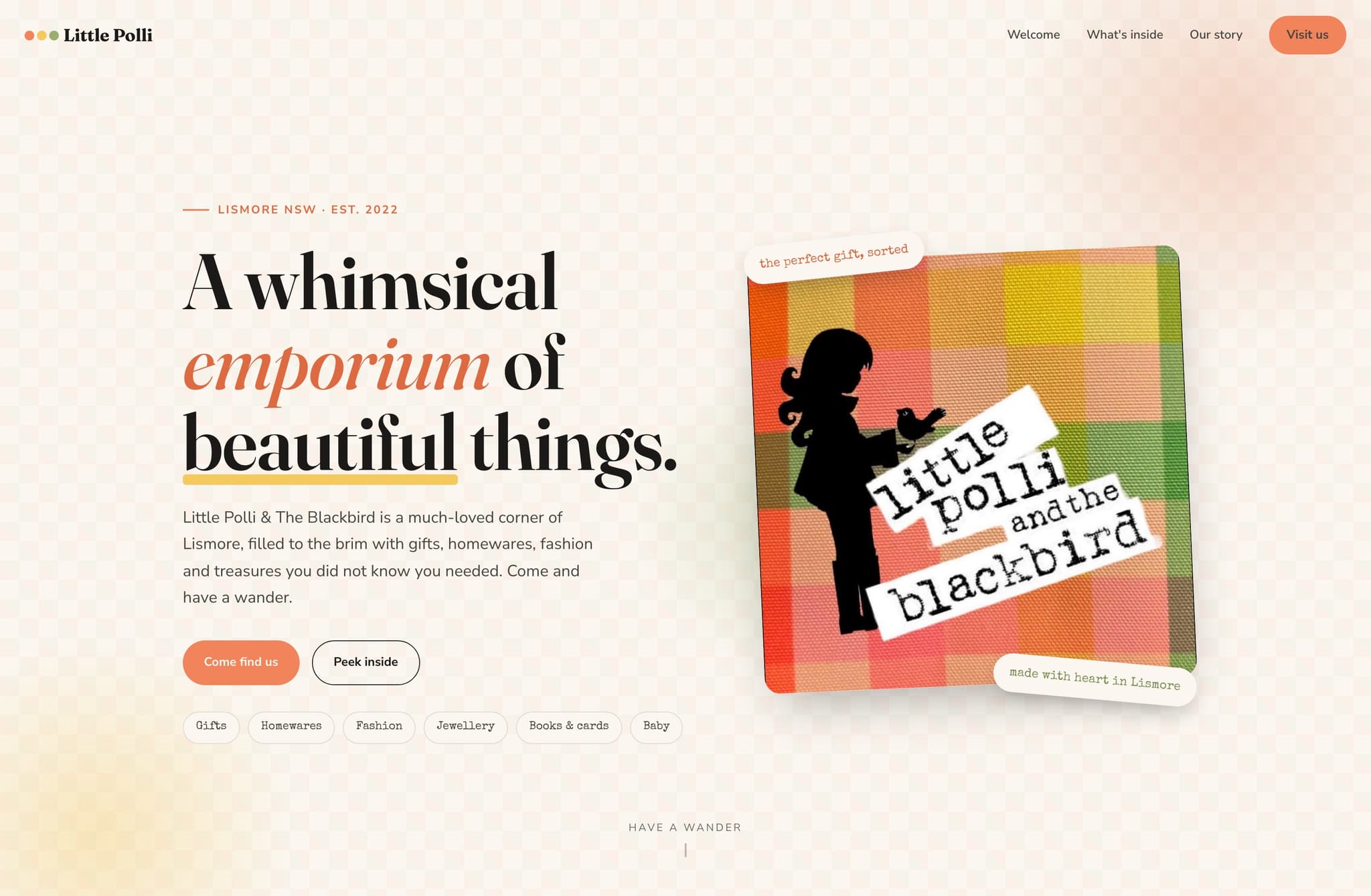 Little Polli, Web Design project thumbnail
