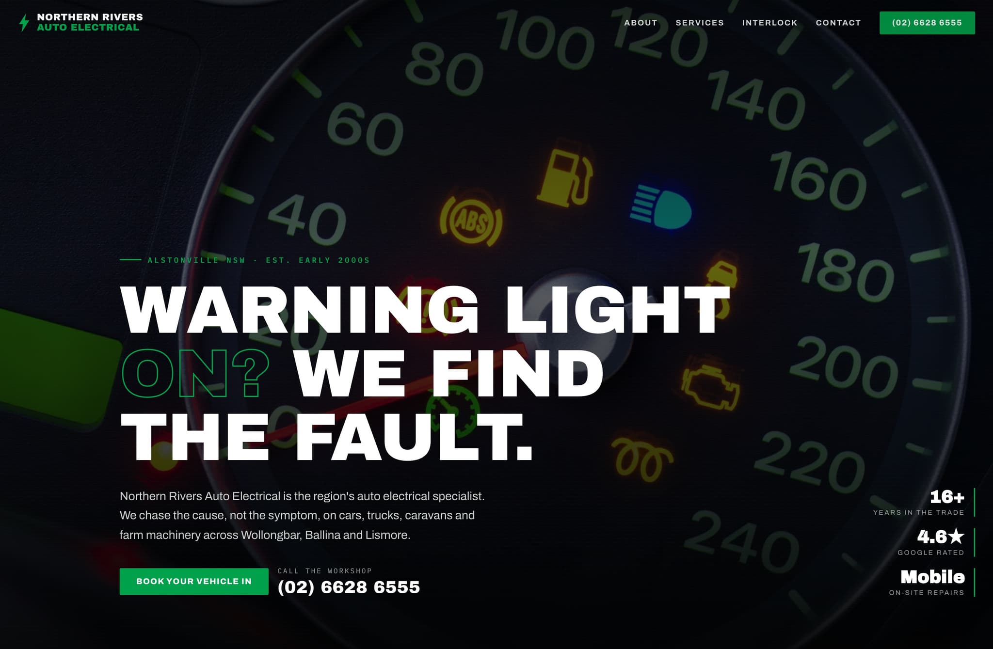 NR Auto Electrical, Web Design project thumbnail