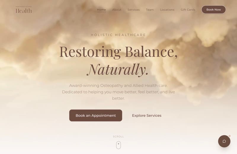 Northern Rivers Health, Web Design project thumbnail
