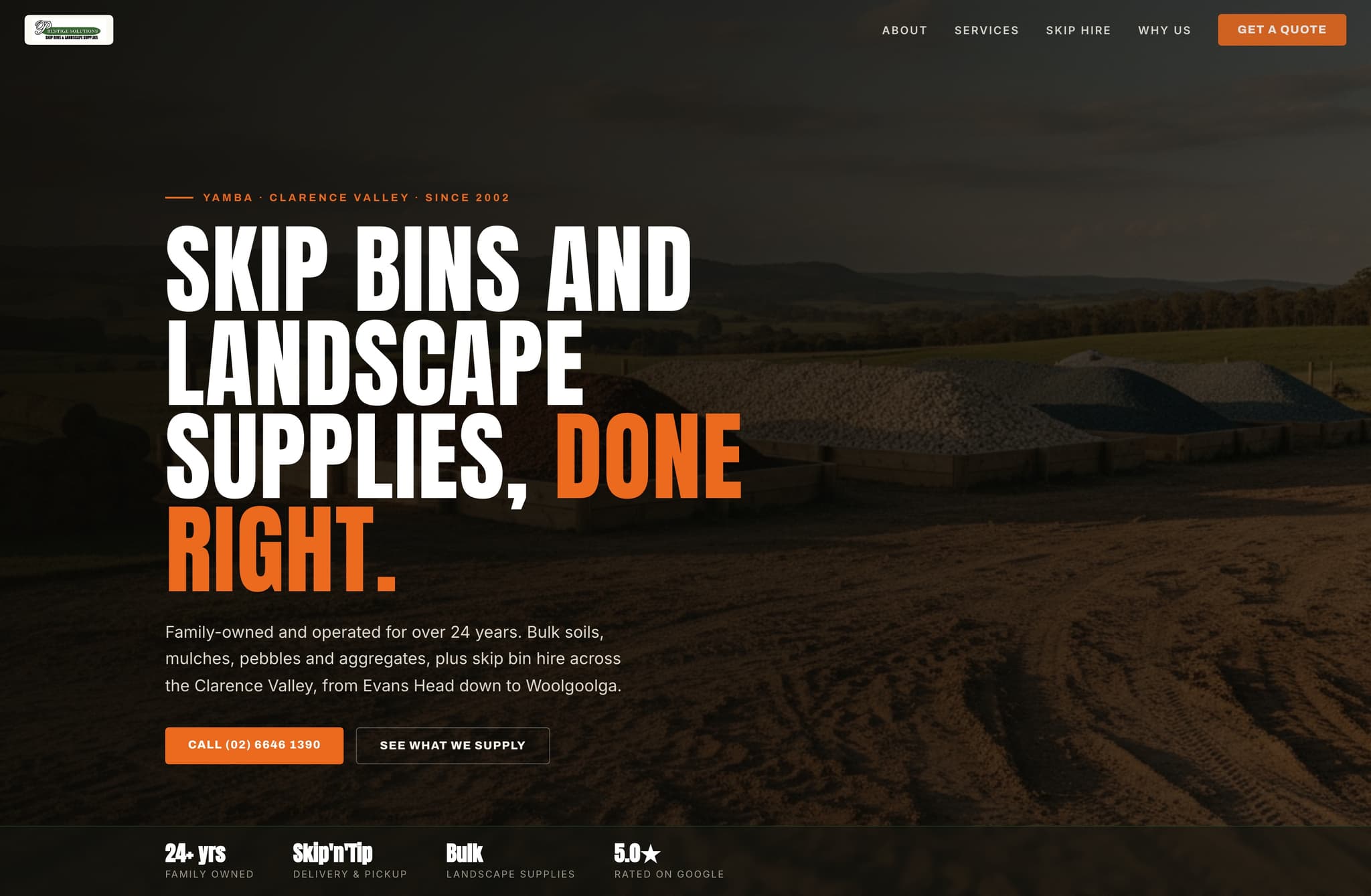 Prestige Solutions, Web Design project thumbnail