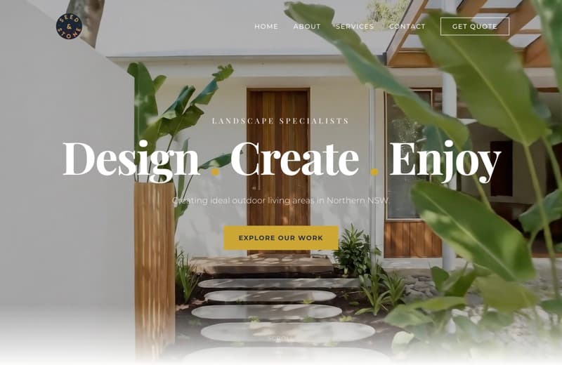 Seed & Stone, Web Design project thumbnail