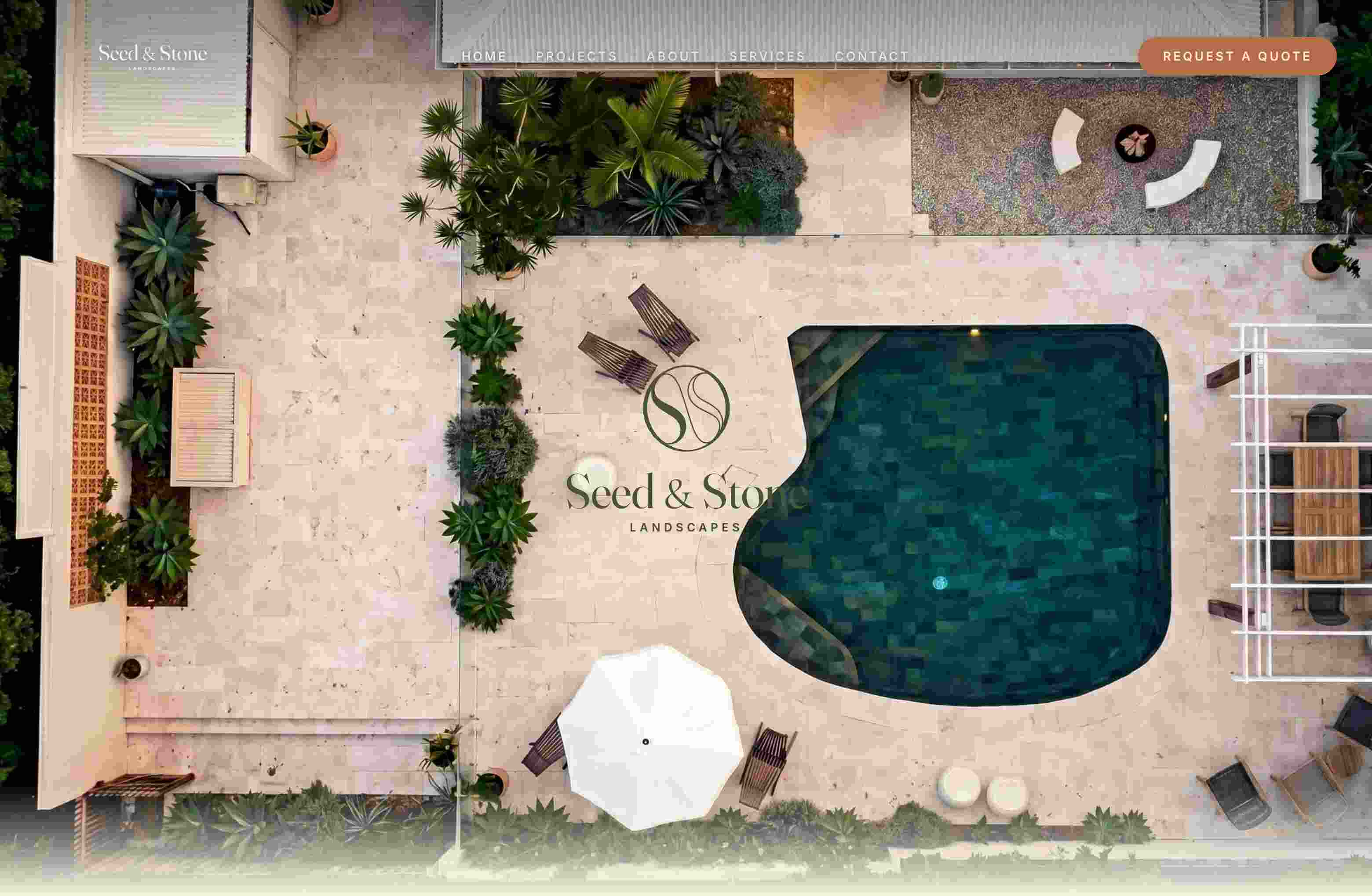 Seed and Stone, Web Design project thumbnail