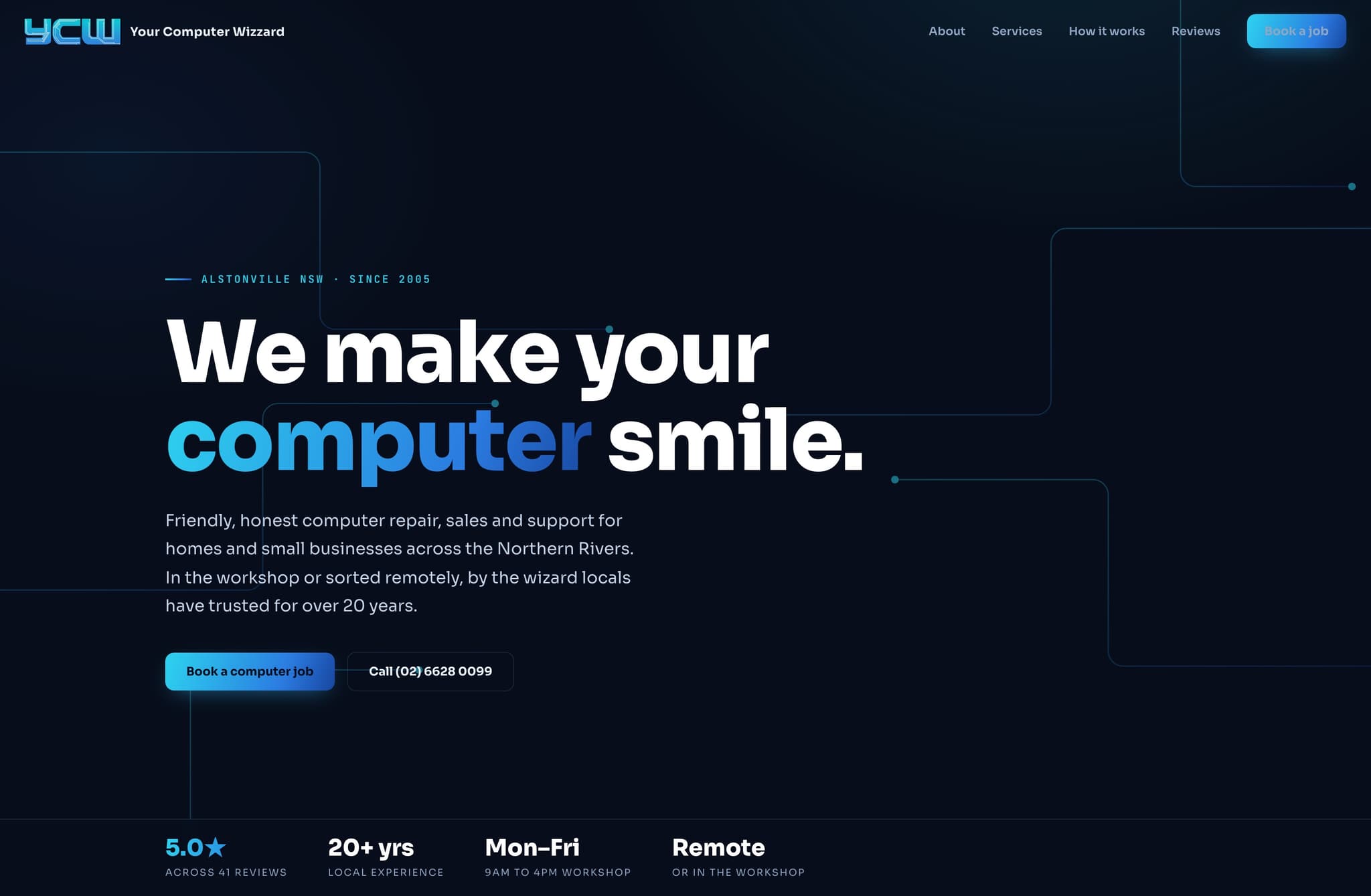 Your Computer Wizzard, Web Design project thumbnail
