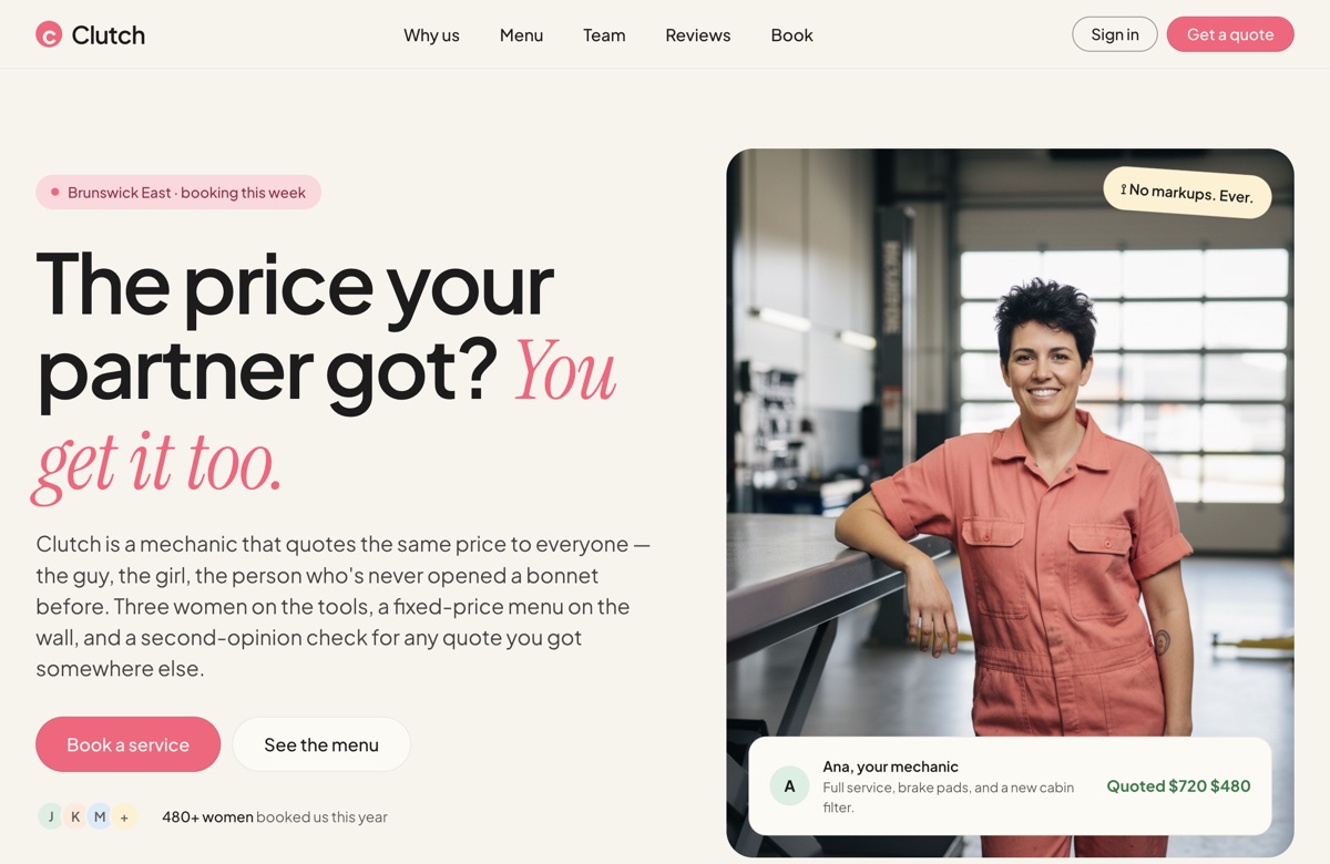 Clutch, Web Design project thumbnail