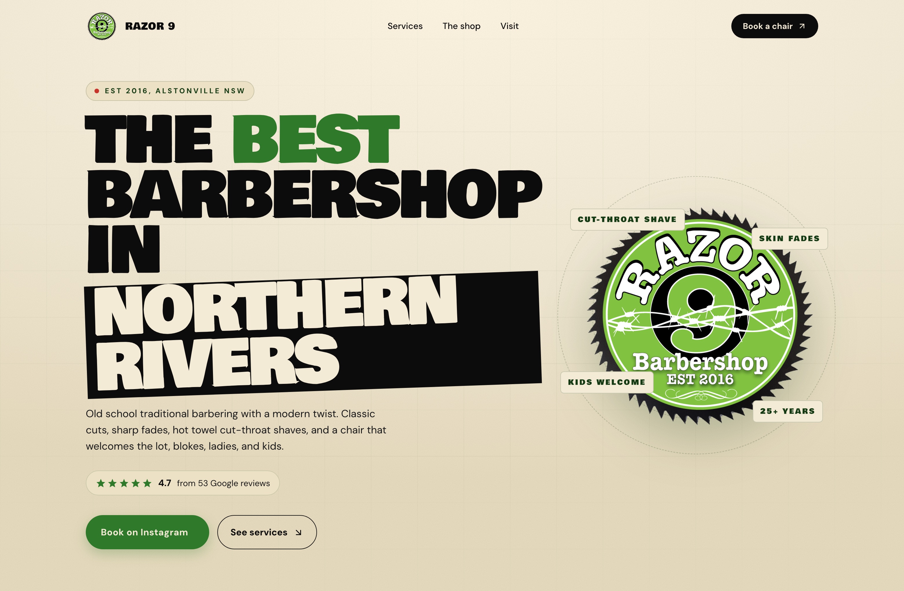 Razor9, Web Design project thumbnail